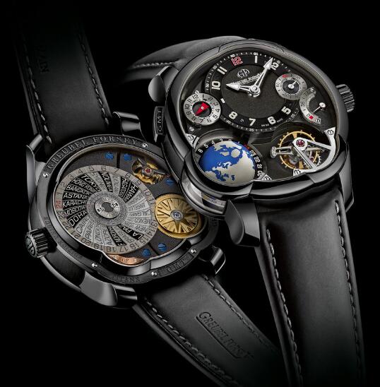 Greubel Forsey GMT Black ADLC Titanium replica watch